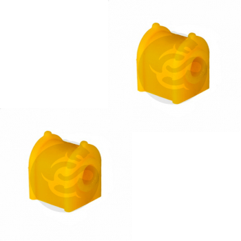 Set of 2 Polyurethane bushing sway bar, rear suspension I.D. = 16,5 mm, OEM C2C20470, 31-01-2597
