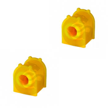 Set of 2 Polyurethane bushing sway bar, rear suspension I.D. = 17,5 mm, OEM XR845062, 31-01-2660