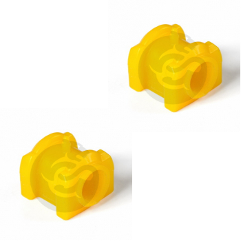 Set of 2 Polyurethane bushing sway bar, front suspension I.D. = 23,3 mm, JEEP PATRIOT, COMPASS, DODGE CALIBER, MOPAR OEM 5105102AC, 36-01-2245