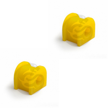 Set of 2 Polyurethane bushing sway bar, rear suspension I.D. = 17 mm, OEM T001-28-156, 4-01-1181