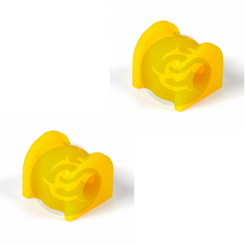 Set of 2 Polyurethane bushing sway bar, rear suspension I.D. = 17,5 mm, OEM EG21-28-156A, 4-01-2198