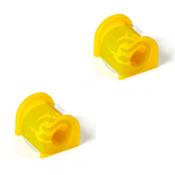 Set of 2 Polyurethane bushing sway bar, front suspension I.D. = 22 mm, OEM S10H-34-156A, 4-01-682