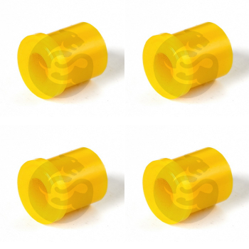 Set of 4 Polyurethane bushing rear suspension, leafspring, rear, shackle, low I.D. = 18 mm; O.D. = 32,5 mm; L = 38 mm, OEM 0S084 28333, 4-10-219