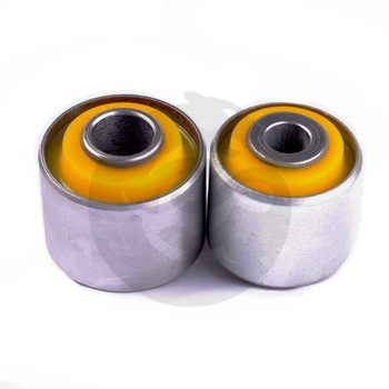 Polyurethane bushing set rear suspension, upper trailing rod, of 2 pcs, OEM L022-28-210, 4-20-670