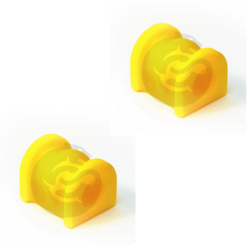 Set of 2 Polyurethane bushing sway bar, front suspension I.D. = 26,5 mm, OEM 51306-S2J-951, 7-01-1054
