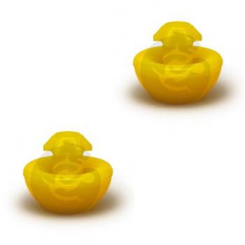 Set of 2 Polyurethane bushing shock absorber rear suspension, upper mount, lower HONDA STEPWGN; STEPWGN SPADA; OEM 52631-SED-024; 7-03-3051