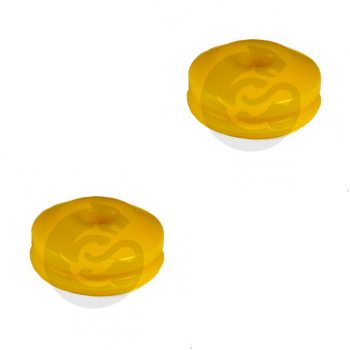 Set of 2 Polyurethane bushing shock absorber rear suspension, upper mount, low, OEM 52726-SMG-E01, 7-03-3099