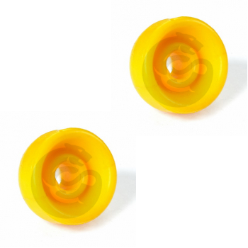Set of 2 Polyurethane bushing front suspension, trailing torque rod / torsion bar, front, HONDA ACCORD, ODYSSEY, INSPIRE, AVANCIER OEM 51391-S84-A01, 7-11-1114