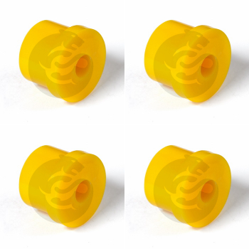 Set of 4 Polyurethane bushing front suspension, leafspring, OEM 41331-62020, 9-10-347